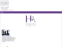 Tablet Screenshot of hassos.com.au